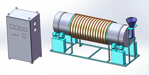 礦砂干燥設備電磁加熱