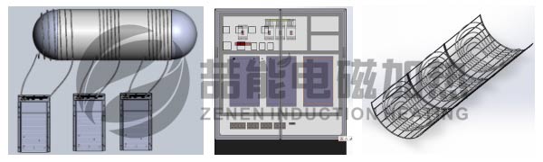 電源及線圈布置示意圖